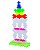 Plus-Plus Pastel Rainbow Hot Air Balloon / 360 peças - Imagem 2