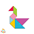 Joguinho De Bolsa - Mini Tangram - Imagem 2