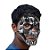 Máscara Halloween Caveira estilo Metalizada - Imagem 2