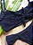 Biquíni cropped preto texturizado - Imagem 2