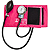 Aparelho de Pressão Adulto Nylon Velcro Rosa PA2003 - P.A. Med - Imagem 1