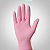 Luva Nitrílica Rosa P Descartável Sem Pó Soft Aid Caixa C/100 Unidades - Imagem 4