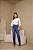 Calça Jeans Reta Feminina - Imagem 1