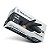 Luva de Látex UniGloves Clássico Black Premium Com Pó - 100 Unidades - Imagem 1