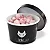 Ink Cap - Batoques de Silicone Rosa - M - 80 unidades - Imagem 1