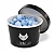 Ink Cap - Batoques de Silicone Azul - M - 80 unidades - Imagem 1