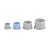 Ink Cap - Batoques de Silicone Azul - M - 80 unidades - Imagem 3