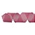 Fita Natalina Aramada Glitter Rosa Pink 6,3cm x 9,14m - Imagem 1