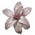 Flor de Natal Lilás com Glitter Poinsetia 45cm - Imagem 1