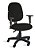 Cadeira Ágata Gerente Back System Braço Regulável Tecido Preto - Imagem 3