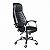 Cadeira Ônix Pres Extra Relax Base Crom Braço Crom Couríssimo Preto - Imagem 2