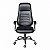 Cadeira Ônix Pres Extra Relax Base Crom Braço Crom Couríssimo Preto - Imagem 1