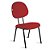 Cadeira Executiva Pé Palito Tecido Vermelho - Imagem 1