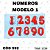 Moldde de Silicone Números 1--CÓD 592 - Imagem 1