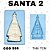 Molde de Silicone Santa 2--CÓD 599 - Imagem 1