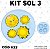 Molde de Silicone Kit Sol 3--CÓD 622 - Imagem 1