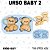 Molde de silicone Urso Baby 2--CÓD 627 - Imagem 1