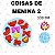 Molde de silicone Coisas de Menina 2--CÓD 668 - Imagem 1