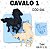 Molde de silicone Cavalo 1--CÓD 685 - Imagem 1
