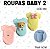 Molde de silicone Roupas Baby 2--CÓD 689 - Imagem 1