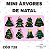 Molde de silicone mini Árvores de Natal--CÓD 720 - Imagem 1