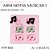 Molde de silicone Mini Notas Musicais--CÓD 822 - Imagem 1