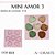Molde de silicone Mini Amor 3-- CÓD 823 - Imagem 1