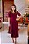 Vestido em Lese com Elastano e Saia Plissada - Imagem 1
