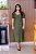 Vestido em Lese com Elastano e Saia Plissada - Imagem 6