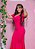 Vestido Longo Rosa Pink em Crepe de Malha - Imagem 5