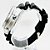 Relógio masculino linha master modelo Aqualand serie prata Pulseira de borracha a prova d'água 20m - Imagem 2