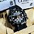 Relógio masculino linha master modelo Aqualand serie preto Pulseira de borracha a prova d'água 20m - Imagem 1