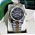 Relógio masculino linha Premium Datejust automático Pulseira de aço inoxidavel Jubilee resistência 20m - Imagem 2