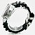 Relógio masculino Linha master modelo aqualand Série prata pulseira de borracha a prova d’água 20m - Imagem 2