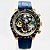 Relógio masculino linha Premium Modelo Daytona Rubens Barrichello Pulseira de borracha oyster flex A prova d’água - Imagem 2