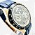 Relógio masculino linha Premium Modelo Daytona Rubens Barrichello Pulseira de borracha oyster flex A prova d’água - Imagem 6
