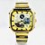 Relógio masculino linha master Modelo Fossil Pulseira de aço inoxidável a prova dágua 20m - Imagem 1