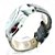 Relógio masculino linha master modelo Foxhound Pulseira de couro a prova d’água 20m - Imagem 3