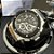 Relógio masculino linha Premium modelo Geneve Big Bang Tuiga Pulseira de borracha a prova d’água 40m - Imagem 1