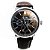 Relógio masculino linha Premium modelo Patek Complications automatico Pulseira de couro a prova d’água 40m - Imagem 1