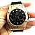 Relógio masculino linha Premium modelo Geneve Big Bang Pulseira de couro a prova d’água 40m - Imagem 6