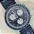 Relógio masculino linha Premium Omega Speedmaster Swatch Pulseira de Couro a prova d’água 40m - Imagem 1