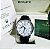 Relógio masculino linha Premium modelo Geneve automático Pulseira de couro a prova d’água 40m - Imagem 4