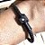 Pulseira bracelete em couro Premium modelo Mont Blanc - Imagem 1