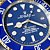 Relógio Parede Premium Rolex Submariner Smurf - Imagem 2