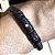 Pulseira bracelete em couro Premium modelo Mont blanc - Imagem 1