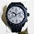 Relógio masculino linha Premium Omega Speedmaster Pulseira Borracha a prova d’água 40m - Imagem 2