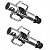 Pedal Crankbrothers Egg Beather 1 Prata - Mola Preta - Imagem 1