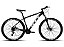 Bicicleta GTI Roma Preto Fosco/Branco 21v Tam. 17 - Imagem 1