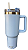 Caneca EMIS 1200ml Azul Claro - Imagem 1